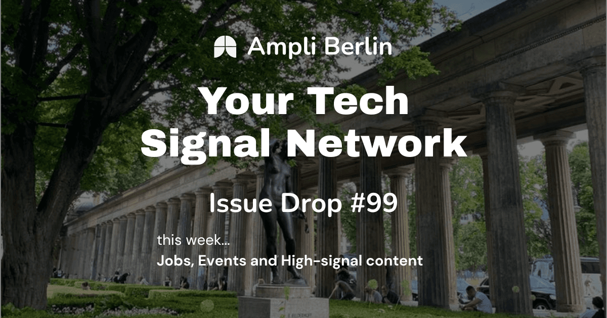 #99: Brian Lovin in Berlin, Working Student roles, Visual AI app and more